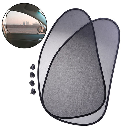 1Pair Car Rear Window Sunshade Sun Shade Cover Visor Mesh Shield UV Block