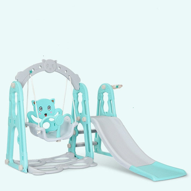 Slide Children Indoor Home Baby Slide Small Swing Infant Large Amusement Park Combination Toy 3in1 Play Toys Children's slide