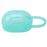 Portable Oval Hangering Baby Pacifier Case Box Dustproof Kids Pacifier Nipple Cradle Case Holder Travel Storage Nipple