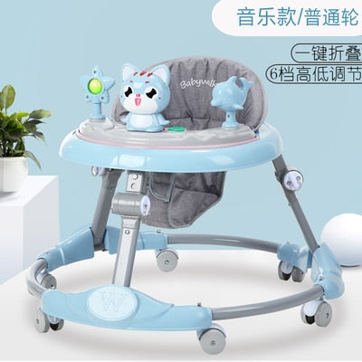 Baby walker multi-function  rollover boy baby girl small child starter learn to drive