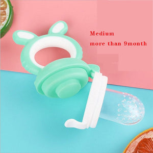 Fresh Fruit Food Safe Baby Pacifiers Feeder Fruit feeding baby food container Pacifier Bottles Baby bottle Kid Fruit Nipple Teat