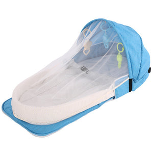 Baby Bed Travel Sun Protection Mosquito Net With Portable Bassinet Baby Foldable Breathable Infant Sleeping Basket