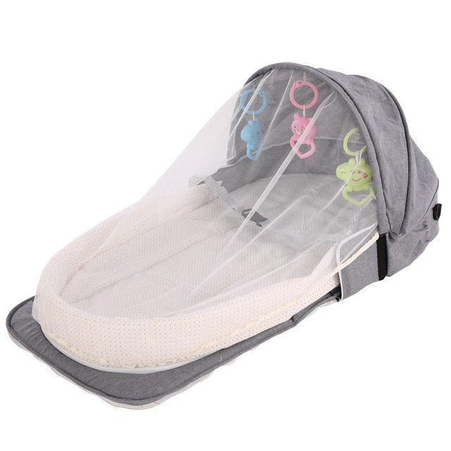 Baby Bed Travel Sun Protection Mosquito Net With Portable Bassinet Baby Foldable Breathable Infant Sleeping Basket