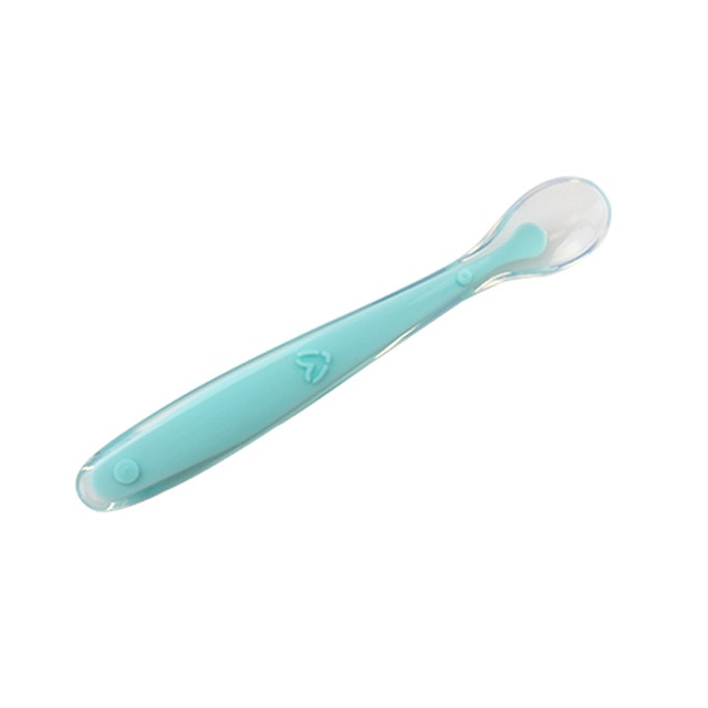 Hot Sale Baby Soft Silicone Spoon Candy Color Temperature Sensing Spoon Children Food Baby Feeding Tools