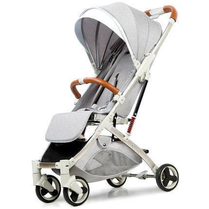 5.8 kg Light aluminium alloy stroller gold frame car Portable fold Umbrella baby stroller Newborn Travelling Pram on plane gifts