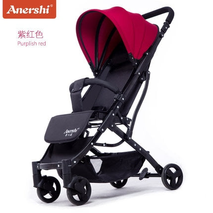 5.8 kg Light aluminium alloy stroller gold frame car Portable fold Umbrella baby stroller Newborn Travelling Pram on plane gifts