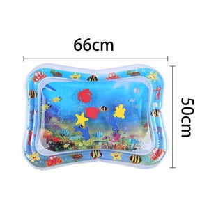 Baby Kids Summer Water Play Mat Inflatable Infant Tummy Time Playmat Toddler for Baby Fun Activity Play Pool Cushion Baby Toys