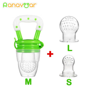 3 In 1 Baby Nipple Fresh Food Fruit Milk Feeding Bottles Nibbler Learn Feeding Drinking Water Straw Handle Teething Pacifier