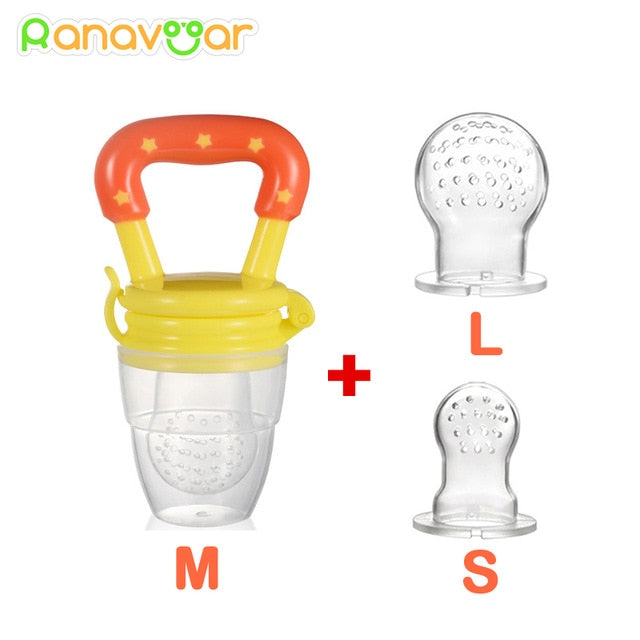 3 In 1 Baby Nipple Fresh Food Fruit Milk Feeding Bottles Nibbler Learn Feeding Drinking Water Straw Handle Teething Pacifier