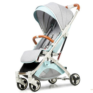 5.8 kg Light aluminium alloy stroller gold frame car Portable fold Umbrella baby stroller Newborn Travelling Pram on plane gifts