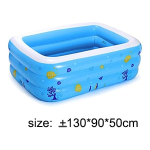 Kids inflatable Pool High Quality Children's Home Use Paddling Pool Large Size Inflatable Square Swimming Pool for baby