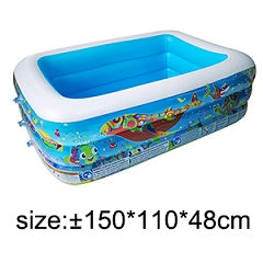 Kids inflatable Pool High Quality Children's Home Use Paddling Pool Large Size Inflatable Square Swimming Pool for baby