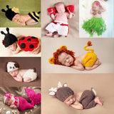 newborn photography props crothet baby clothes boy clothing boys  accessories infant  girl costume crocheted handmade outfit