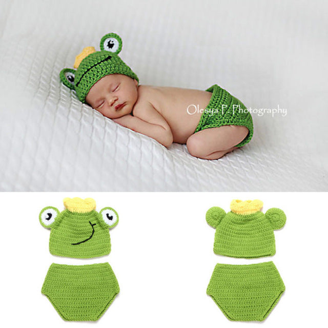 newborn photography props crothet baby clothes boy clothing boys  accessories infant  girl costume crocheted handmade outfit