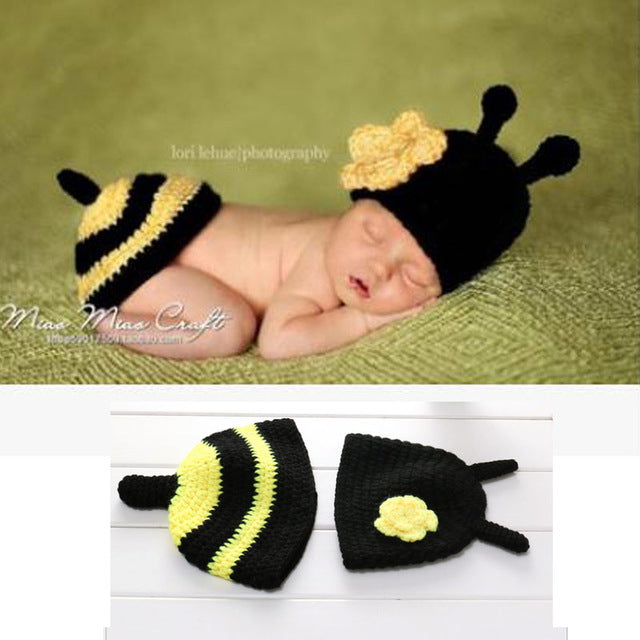 newborn photography props crothet baby clothes boy clothing boys  accessories infant  girl costume crocheted handmade outfit