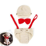 newborn photography props crothet baby clothes boy clothing boys  accessories infant  girl costume crocheted handmade outfit