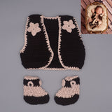 newborn photography props crothet baby clothes boy clothing boys  accessories infant  girl costume crocheted handmade outfit