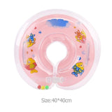 Baby Swimming Neck Ring Tube Safety Infant Bathing Float Circle Summer Inflatable Water Floating Drink Cup Holder Accessories