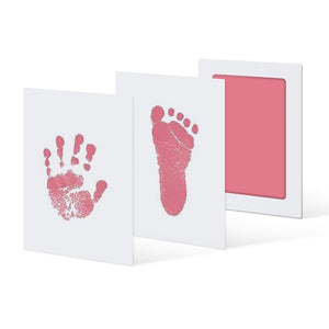 6Colors Baby Care Non-Toxic Handprint Kit Imprint Footprint Imprint Baby Souvenirs Newborn Baby Cushion Ink Footprint Infant Toy