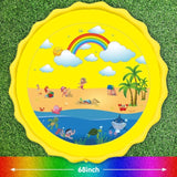 170cm Kids Inflatable Water spray pad Round Water Splash Play Pool Playing Sprinkler Mat Yard Outdoor Fun PVC Swimming Pools