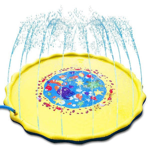 170cm Kids Inflatable Water spray pad Round Water Splash Play Pool Playing Sprinkler Mat Yard Outdoor Fun PVC Swimming Pools