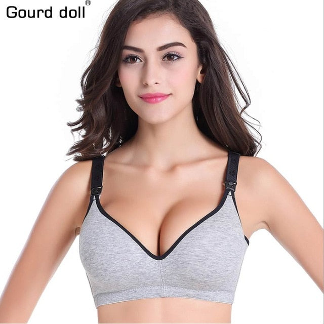 Cotton Maternity Nursing Bras Set Pregnant Breastfeeding Pregnancy Women Underwear Breast Feeding Bra soutien gorge allaitement