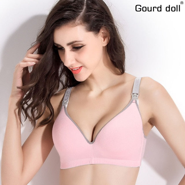 Cotton Maternity Nursing Bras Set Pregnant Breastfeeding Pregnancy Women Underwear Breast Feeding Bra soutien gorge allaitement