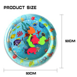 Support Dropshipping Baby Kids Water Play Mat Inflatable Infant Tummy Time Playmat Toddler for Baby Fun Activity Play Center