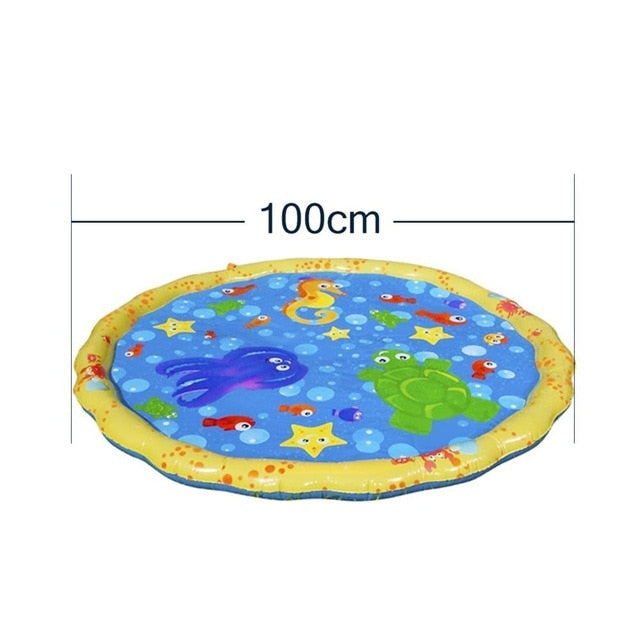 Support Dropshipping Baby Kids Water Play Mat Inflatable Infant Tummy Time Playmat Toddler for Baby Fun Activity Play Center