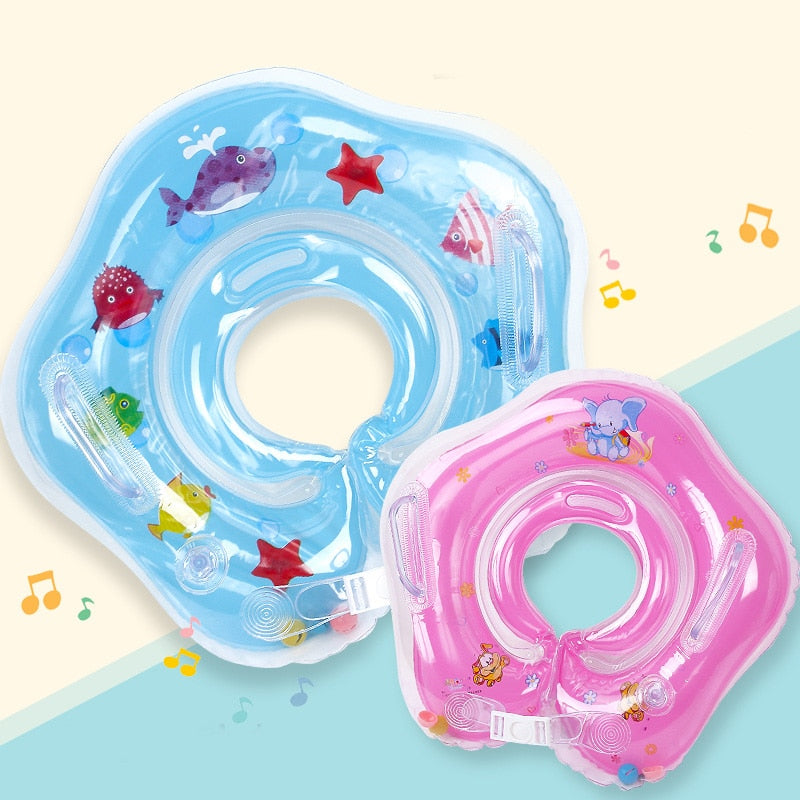 Baby neck float swimming pool accessories baby inflatable swimming ring for newborn baby