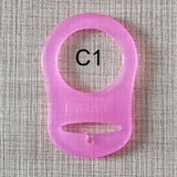 Baby Dummy Pacifier Holder Clip Adapter for MAM Ring 1PCS Silicone Button