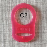 Baby Dummy Pacifier Holder Clip Adapter for MAM Ring 1PCS Silicone Button