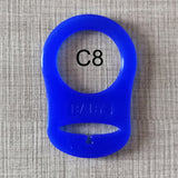 Baby Dummy Pacifier Holder Clip Adapter for MAM Ring 1PCS Silicone Button