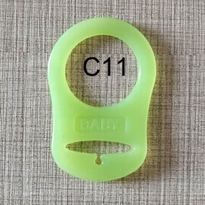 Baby Dummy Pacifier Holder Clip Adapter for MAM Ring 1PCS Silicone Button