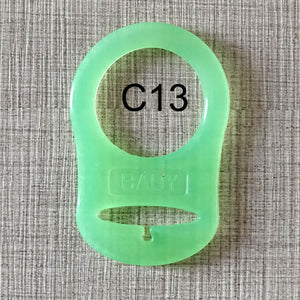 Baby Dummy Pacifier Holder Clip Adapter for MAM Ring 1PCS Silicone Button